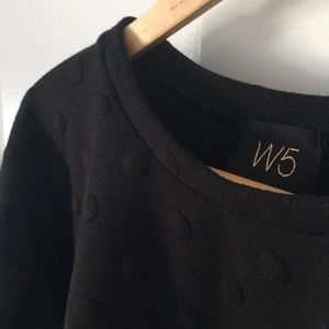 Whimsical Black Sweater
